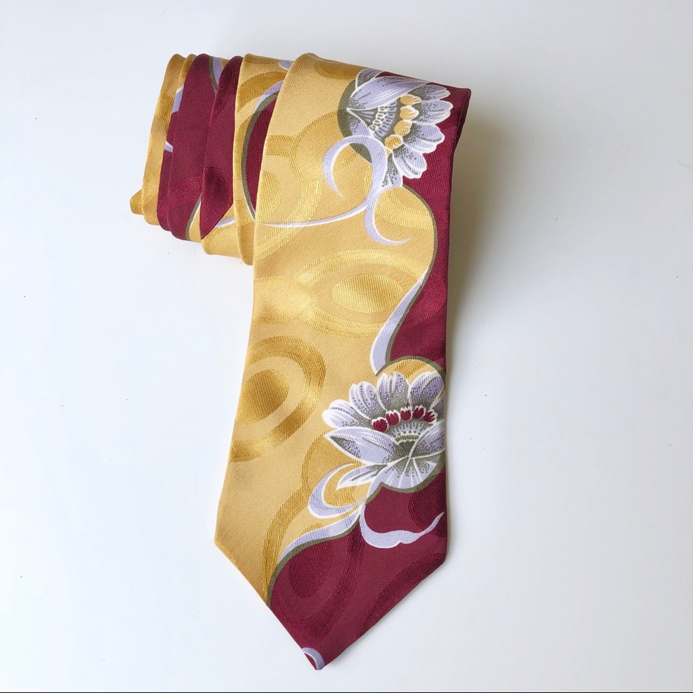 Vintage Retro Style 100% Silk Men’s Tie